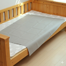 국내제작 국산 병원용 방수시트 의료용 방수커버 환자용 방수매트 실버용 배변, 무봉제(다크그레이), 1개