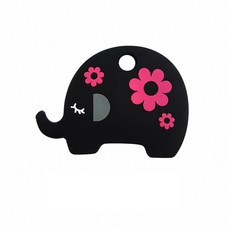 gogoro鑰匙套 gogoro鑰匙專用保護套 黑色大象 大象造型 ai1 ec05 ur1 VIVA鑰匙套 Luna鑰匙套, 黑色大象鑰匙套, 1個