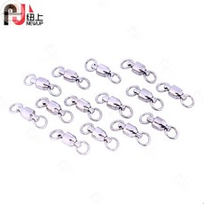 釣友俱樂部 路亞漁具 銅製八字環 軸承轉環 連接環 50入, 1個, 0#(50pcs)