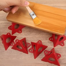 페인트 스탠드 받침대 피라미드 삼각 콘 목공 도색 작업 건조 지지대 10P, 삼각받침대 옐로우