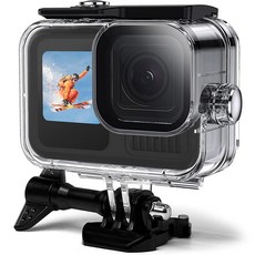 OKFUN GO PRO HERO 13 /12 케이스 보호 HERO13 마운트가 있는 다이 블랙 /10 수중 /9용 /11 하우징 릴리즈 버클 방수, 5 Hero 13/12/11/10/9 Black Cas