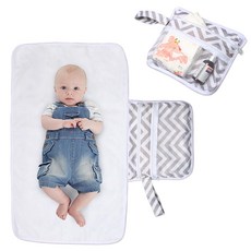 Teamoy 45 75cm 기저귀 교체 시트 기저귀 시트 매트 방수 × 수납 포켓 포함