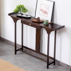 얇은콘솔 액자 키보관 폭좁은 현관 인테리어 장식장 슬림 우드콘솔, 100cm /서랍없음-길상운  25cm폭