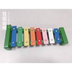 ORFF 音鐵琴 兒童樂器 幼教樂器 奧福樂器 打擊樂器 節奏韻律 幼兒玩具 音階, 1個, 彩色