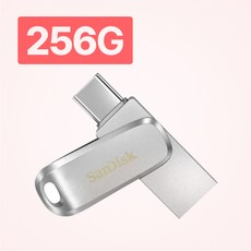 샌디스크 울트라 듀얼 드라이브 럭스 USB Type C SDDDC4, 256GB