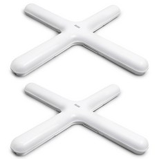 금호전기 번개표 엘바 ELBA LED 십자등 80W 주광색 2입(1세트)