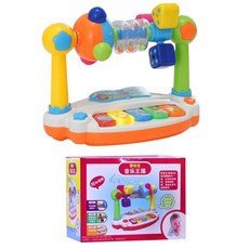 益智音樂王國嬰兒電子琴玩具 多功能早教唱歌故事 帶燈光, 1個, 2008音樂琴 彩盒 246g