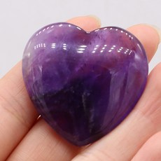40mm 천연석 크리스탈 자수정 석영 거실 장식 사랑 엄지 돌 망각 치유 액세서리, [03] Amethysts