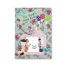 뚝딱 패브릭 생일 스토리북 만들기 나만의 생일책 꾸미기, 1세트, 1개 (1인용)