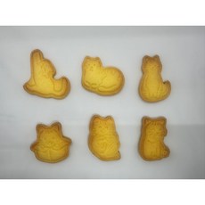 수제 버터쿠키 대용량 900g 60~70개 낱개포장 홈카페 아이간식 빠른배송, 1개, 03. 버터 C세트(고양이)