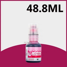 墨水 D100 T230 T236 T238 T430W T435W T436W T536dw, BTD100紅色（48.8ML）, 1個