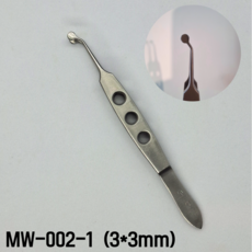 마이봄샘 의료용 핀셋 포셉 안과 눈기름샘 청소, MW-002-1, 1개