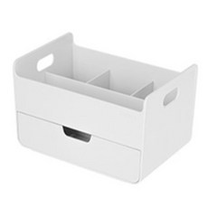 콤보데스크 오거나이저 책상 소품정리 펜꽂이 정리함, 코발트그린, 1개