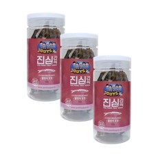 펫샵가이즈 진심에간식 강아지 고양이 트릿 동결건조간식, 3개, 60g, 열빙어
