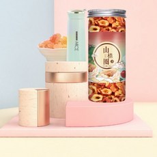 【膳農坊 台灣現貨 電子發票】山楂 山楂圈 罐裝花茶 罐裝山楂圈 去籽, 1個