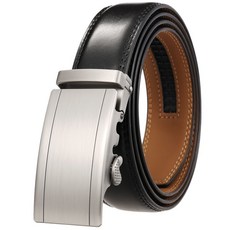 科羅澤 皮帶 男士自動扣 牛皮 簡約休閒 商務百搭 牛仔褲腰帶