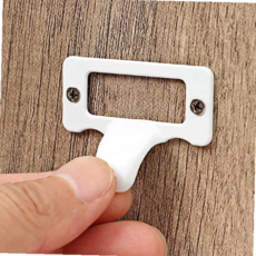 가구 명찰손잡이 세트 이름표 화이트 손잡이 10p 설치 59000EA 1EA, 본상품