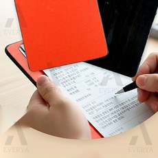 가죽형 포스 감열 영수증빌지 체리 카드단말기용지