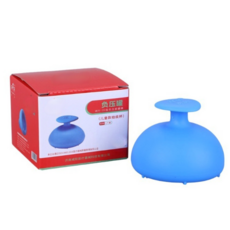 寶寶拍痰杯 矽膠拍嗝器, 嬰兒款 - 藍色 尺寸7.5cmX6cm, 1個