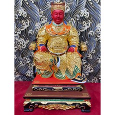 京綸 1尺3 廣澤尊王 仿拖椅 精雕版 郭聖王 聖王公, 1個