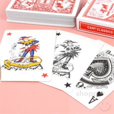 인터쇼퍼 플라스틱 사이즈업 카드 게임용세트 포커카드