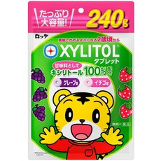 롯데 자일리톨 태블릿 대용량 파우치 240g 시마지로 15749, 1개