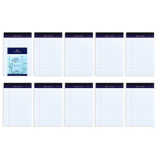 스탠다드 리갈패드 A5, 10개, 50매, 백색