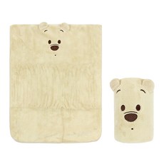 곰돌이 푸 헤어드라이 타월 어린이 목욕 수건 비치타올 세면 타올, 1개