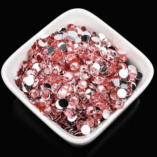 플랫백 레진 크리스탈 라인 반짝이 네일 아트 컬러 신발 가방 캡 의류 장식, 15. peach