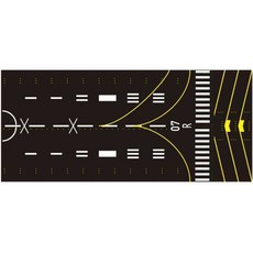 항공기 활주로 여객기 계류장 전시 미니어처 비행장, 1. 1/400 비율 1기용 주기장(1개), 기본 항공기, 1개