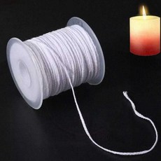 면심지 나무심지 왁스 60m 양초심지 탭 심지탭 테이프 캔들심지, 1개입