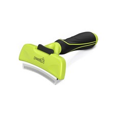 페큐트 강아지 고양이 커브 브러쉬 중소형견묘용 그린 M, 1개