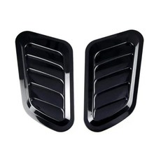 킹콩 자동차 27cm 본넷 에어덕트 튜닝 휀다 후드 에어로파츠 커버 간편부착 몰딩, 블랙