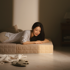 베드리움 허리가 단단한 코어블렌딩 3단 접이식 매트리스