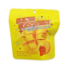 동결건조 망고 모양 젤리 1개 망고젤리