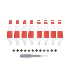 DJI 미니 4 프로 프로펠러 호환 가능 DJI 미니 3 프로 드론 교체 저소음 및 퀵 릴리스 블레이드 소품 액세서리, 3) 8pc Red