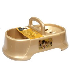 LW 리빙 골드 명화 루피너스 빨래 비누곽 - 키스손잡이 2칸, 1개