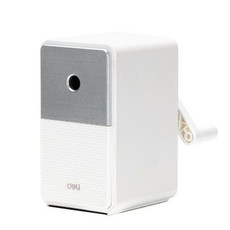 델리 5단 심조절 연필깎이 화이트, 본상품