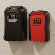 제이하이 현관 열쇠 카드 보관함 비밀번호형열쇠보관함, 대 블랙