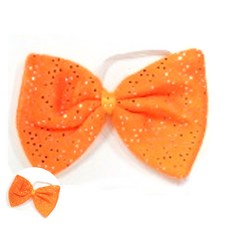 [엠유종합상사] 유아용나비넥타이 아기나비넥타이 남자파티룩 나비 넥타이 오렌지 특대 1개입