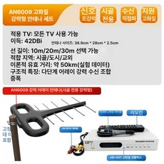 dmb수신기 TV 람마 케이블 UHD, 20m, 1개, AN6009 B