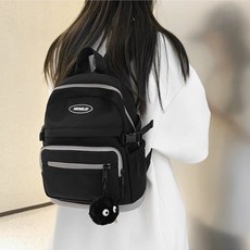 투니스 여성 캐주얼 심플 백팩 장식 포함