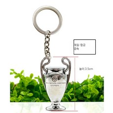 상패 축구 우승컵 트로피 체육대회 월드컵형 인테리어 장식 3.5cm 유럽식 열쇠고리, 1개