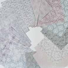 툴바이트 패턴 색종이 디자인종이 공예색종이 무늬종이 도트색종이 체크색종이, 6.빈티지벽지