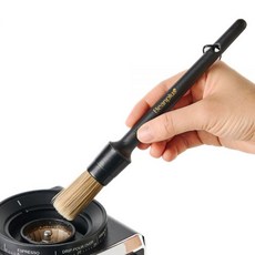 빈플 원형 커피 브러쉬 청소솔 바리스타 커피머신 그라인더 포터필터 청소솔 붓 걸이형 스몰, [특가] 그라인더 포터필터 청소솔 (스몰)