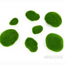 민굿샵 가짜 이끼 돌 세트 10개입 조형물