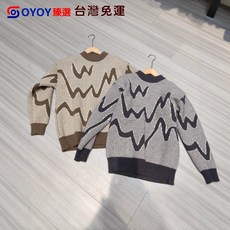 OY1 2025新款 男童復古文藝圓領麻花針織衫 舒適時髦套頭
