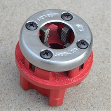 手動套絲機配件 輕型管子絞板水管開牙機, 1個, 62型4分頭含板牙, 62型4分頭含板牙