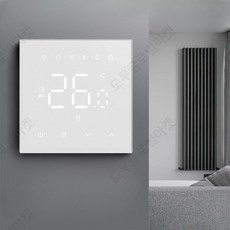 인쇼스위치 난방 온도 조절기 스마트 와이파이 원격 제어 벽걸이 보일러 컨트롤러 디지털 디스플레이 각방 관리 가정용 편리한 사용 온도 조절 패널 모바일 폰 연결, 1개, 503-1-GC-WIFI(도장형)