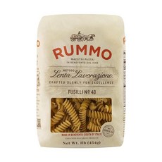 Rummo Italian Pasta Fusili No.48 Always Al Dente (473.2ml(16온스) 패키지), Rummo Italian Pasta Fusili No., 454g, 1개
